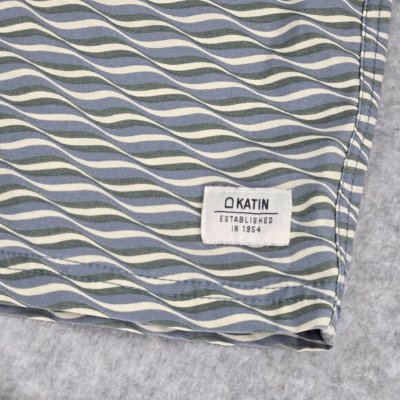 Katin Board Shorts Mens 31 Button Beach Water Surf Swim Trunks Casual Unlined - Picture 4 of 7